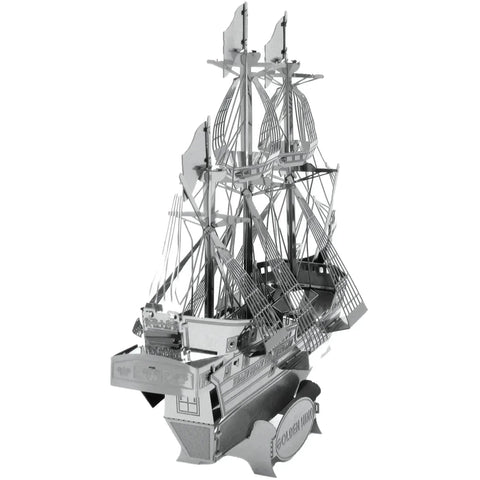 Golden Hind Ship Figure Model Kit (Steel, Moderate Difficulty) - Fascinations - Metal Earth Series - (2023) - Image 6