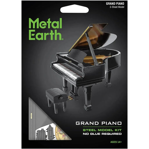 Grand Piano Figure Model Kit (Steel, Moderate Difficulty) - Fascinations - Metal Earth Series