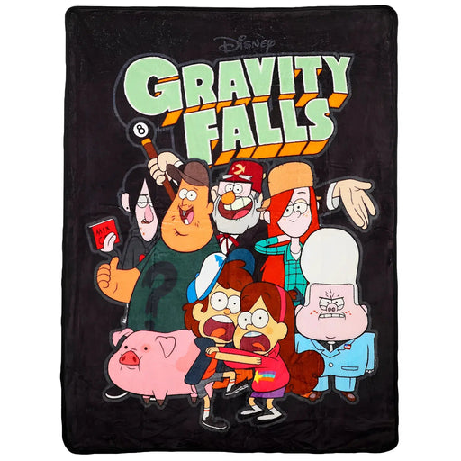 Gravity Falls - Characters Plush Throw Blanket (Fleece, 45"x60") - Bioworld