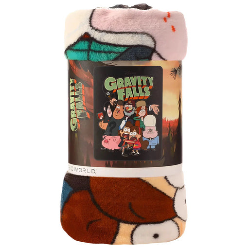 Gravity Falls - Characters Plush Throw Blanket (Fleece, 45"x60") - Bioworld