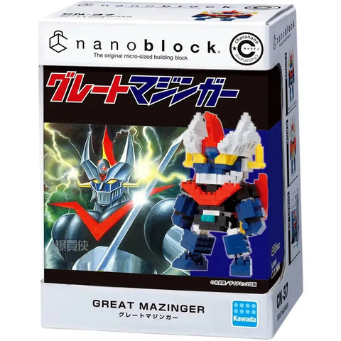 Great Mazinger Mecha Figure Building Set - Nanoblock - Charanano Series (CN-37)
