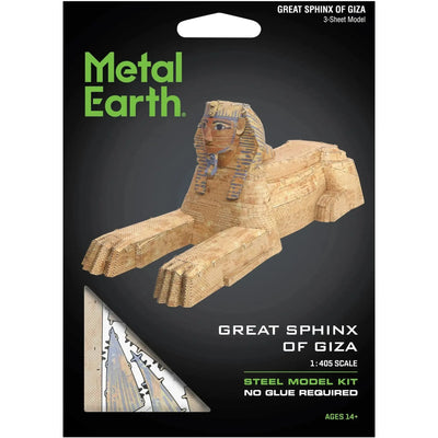 Great Sphinx of Giza (Colored) Landmark 3D Figure Model Kit (1:405 Scale, Steel, Moderate Difficulty) - Fascinations - Metal Earth Series - (2023)