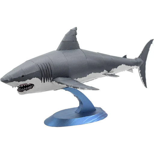 Great White Shark Figure Model Kit (Steel, Moderate Difficulty) - Fascinations - Metal Earth Series
