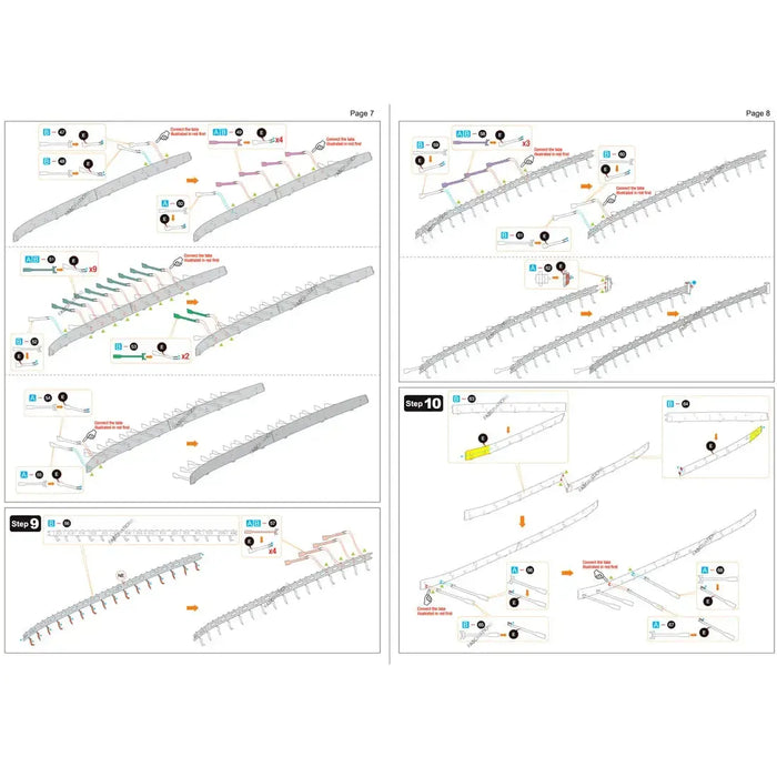Greek Trireme Ship Figure Model Kit (1:202 Scale, Steel, Expert Difficulty) - Fascinations - Metal Earth Premium Series