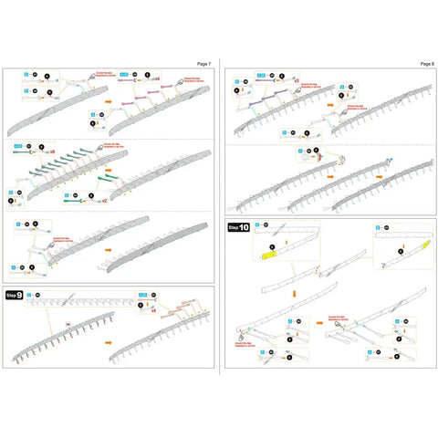 Greek Trireme Ship Figure Model Kit (1:202 Scale, Steel, Expert Difficulty) - Fascinations - Metal Earth Premium Series
