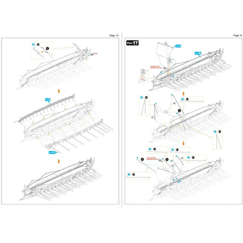 Greek Trireme Ship Figure Model Kit (1:202 Scale, Steel, Expert Difficulty) - Fascinations - Metal Earth Premium Series