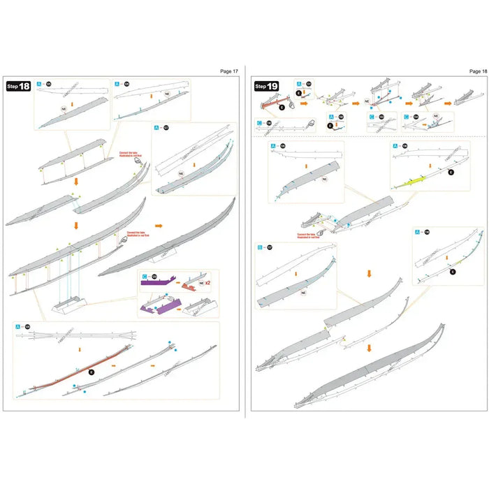 Greek Trireme Ship Figure Model Kit (1:202 Scale, Steel, Expert Difficulty) - Fascinations - Metal Earth Premium Series