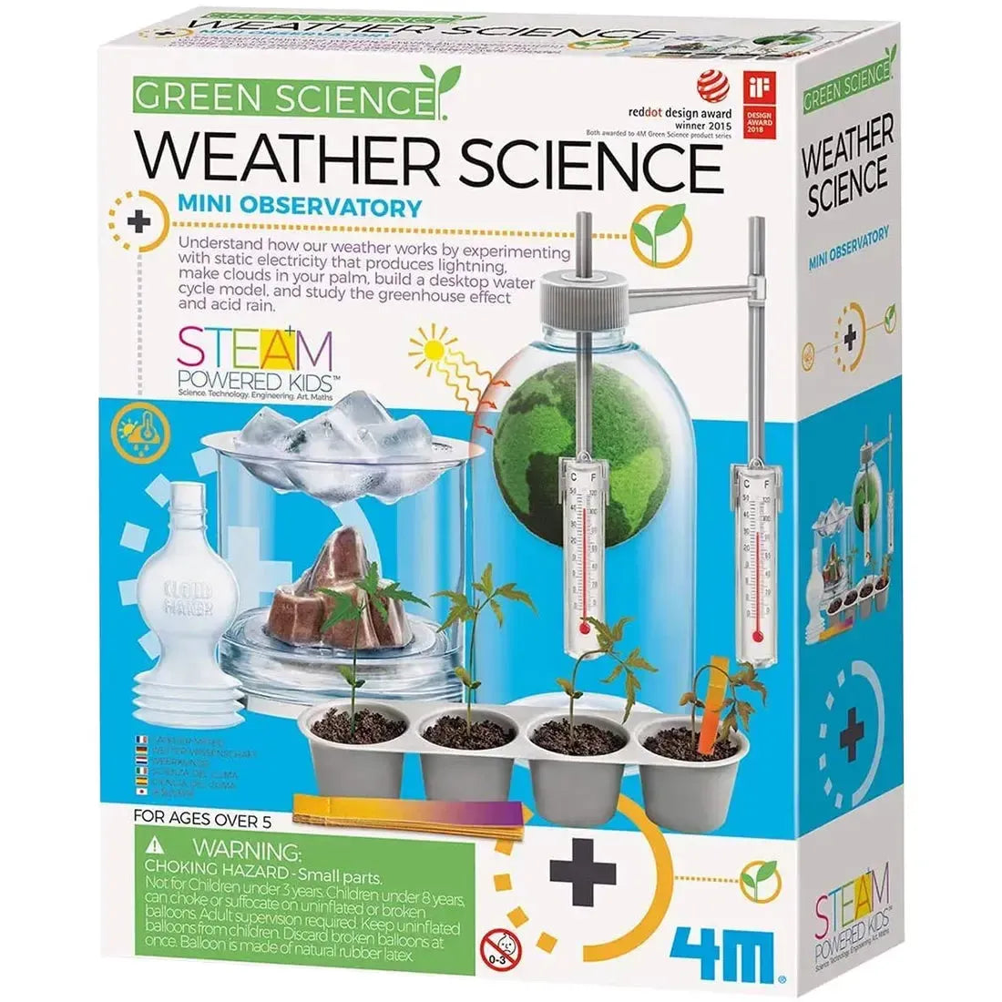 Green Science Weather Mini Observatory Educational Kit by 4M — Poggers