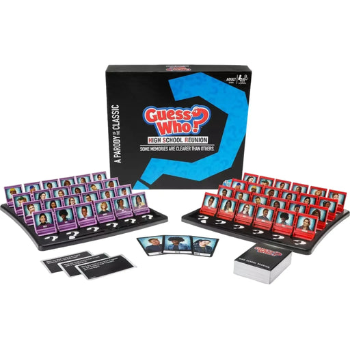 Guess Who?: High School Reunion - Party Humor Board Game for Adults (2 Players, Ages 18+) - Hasbro