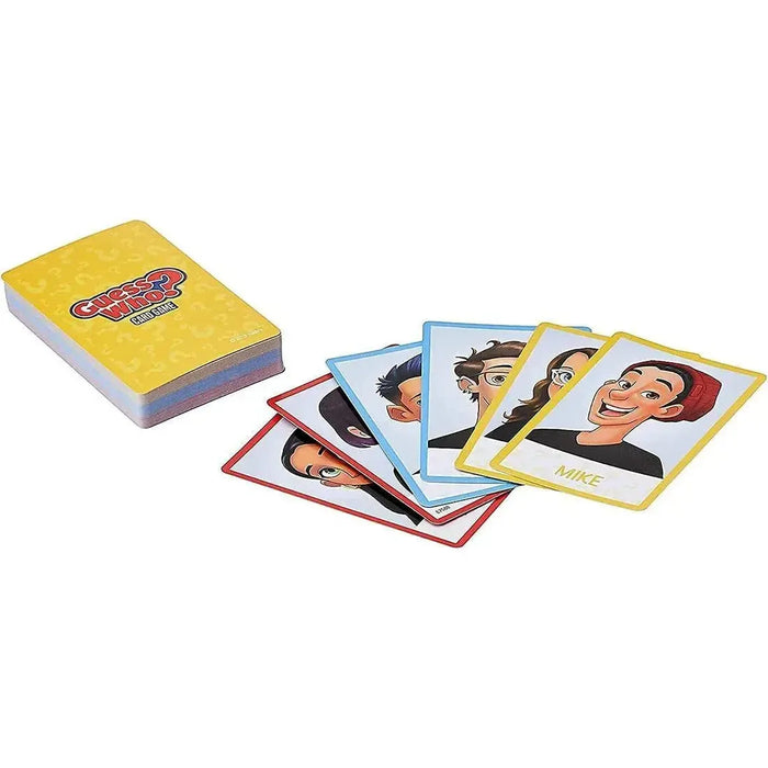 Guess Who? - Social Deduction Abstract Card Game for Family, Adults, and Children (2 Players, Ages 5+) - Hasbro Gaming