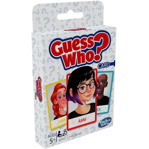 Guess Who? - Social Deduction Abstract Card Game for Family, Adults, and Children (2 Players, Ages 5+) - Hasbro Gaming