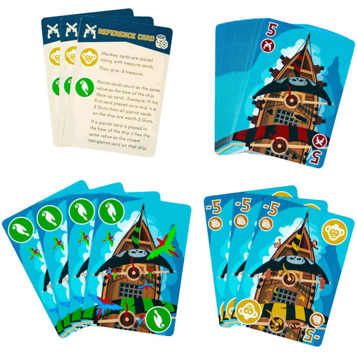 Guns or Treasure: Parrots and Monkeys - Card Game Expansion