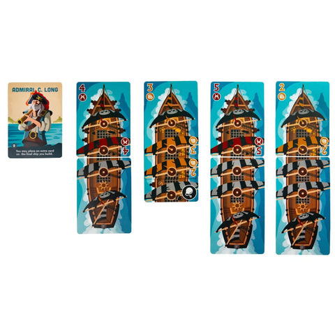 Guns or Treasure - Party Pirate Card Game for Family, Adults & Children (2-6 Players, Ages 8+)