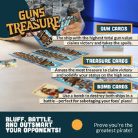 Guns or Treasure - Party Pirate Card Game for Family, Adults & Children (2-6 ...- Image 4