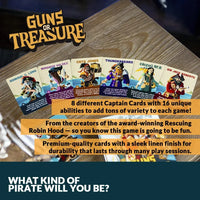 Guns or Treasure - Party Pirate Card Game for Family, Adults & Children (2-6 ...- Image 7
