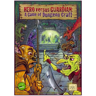 HERO versus GUARDIAN: A Game of Dungeon Craft - Dungeon-Crawl Fantasy Card Game for Family, and Adults (2-4 Players, Ages 9+) - Studio 9 Games
