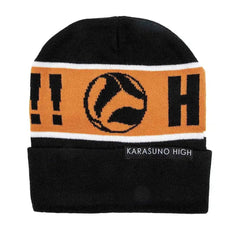 Haikyu!! - Karasuno High Letterman Cuff Beanie Hat - Bioworld