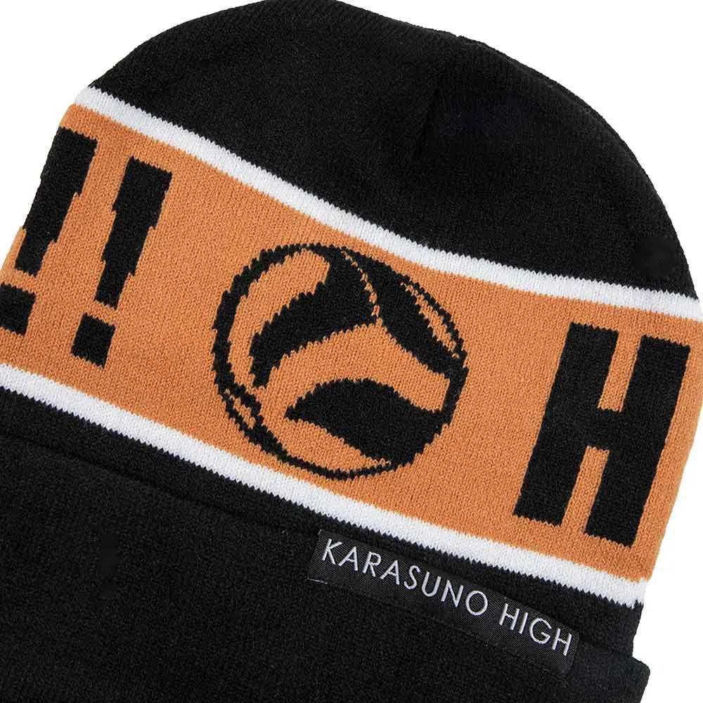 Haikyu!! - Karasuno High Letterman Cuff Beanie Hat - Bioworld