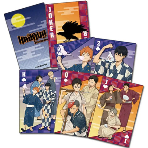 Haikyu!! [Season 3] - Characters in Yukatas Standard Playing Cards - Great Eastern Entertainment