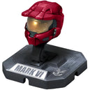 Halo 3 - Spartan Soldier Mounted Helmet Figures 3-Pack (Set 1) - McFarlane Toys - EOD, Mark VI, CQB Helmets, Wave 1 Series