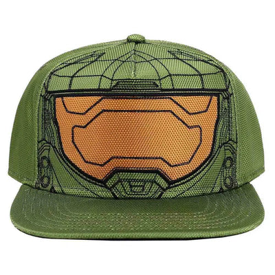 Halo Infinite - Master Chief Snapback Hat (Flat Bill) - Bioworld
