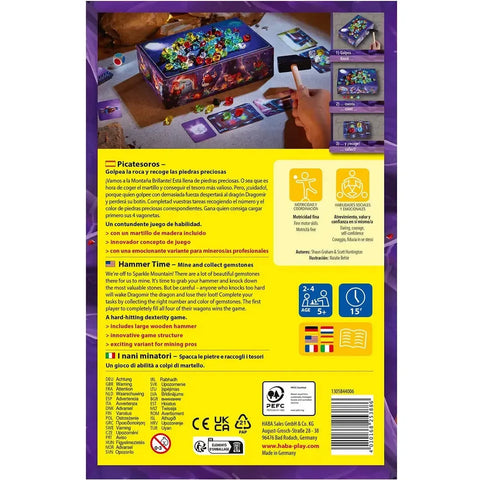 Hammer Time - Dexterity Fantasy Board Game for Adults, Family, and Children (2-4 Players, Ages 5+) - HABA