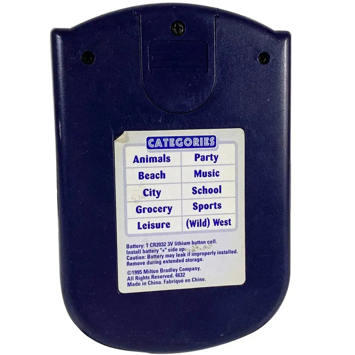 Hangman - Puzzle Word Electronic Handheld Game for Family, Adults, and Children (1 Player, Ages 8+) - Hasbro [Milton Bradley]