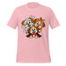 Happy Halloween T-Shirt - Cute Mummy, Pumpkin and Vampire Dogs Graphic Tee