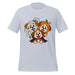 Happy Halloween T-Shirt - Cute Mummy, Pumpkin and Vampire Dogs Graphic Tee