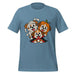 Happy Halloween T-Shirt - Cute Mummy, Pumpkin and Vampire Dogs Graphic Tee