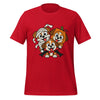 Happy Halloween T-Shirt - Cute Mummy, Pumpkin and Vampire Dogs Graphic Tee