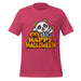 Happy Halloween T-Shirt - Cute Skeleton Panda and Pumpkin Graphic Tee