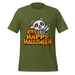Happy Halloween T-Shirt - Cute Skeleton Panda and Pumpkin Graphic Tee