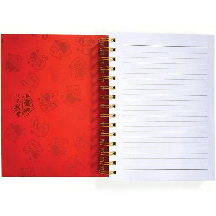 Harry Potter - 1980's Vibe "Welcome to Hogwarts" Spiral Bound Notebook Journal (240 Lined Pages) - Paper House Products