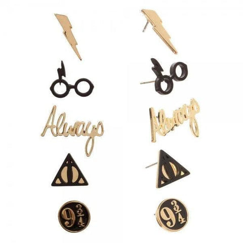 Harry Potter - 5 Pack Earring Set - Bioworld