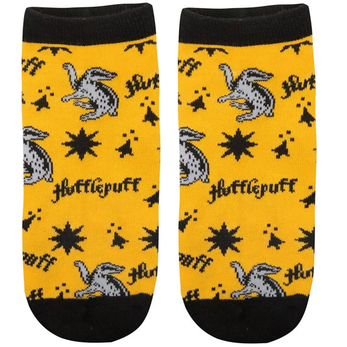 Harry Potter - Adult-Size Hufflepuff Unisex Ankle Socks (3 Pairs) - Cinereplicas