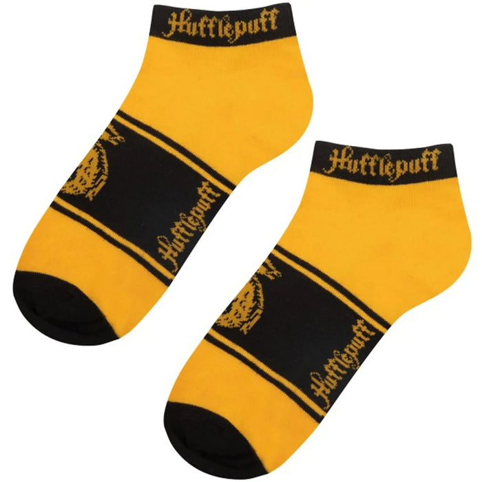 Harry Potter - Adult-Size Hufflepuff Unisex Ankle Socks (3 Pairs) - Cinereplicas