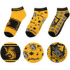 Harry Potter - Adult-Size Hufflepuff Unisex Ankle Socks (3 Pairs) - Cinereplicas
