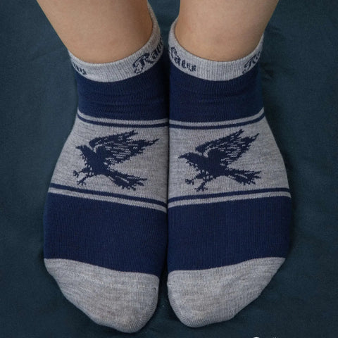 Harry Potter - Adult-Size Ravenclaw Unisex Ankle Socks (3 Pairs) - Cinereplicas - Image 9
