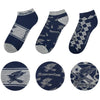 Harry Potter - Adult-Size Ravenclaw Unisex Ankle Socks (3 Pairs) - Cinereplicas