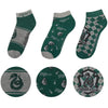 Harry Potter - Adult-Size Slytherin Unisex Ankle Socks (3 Pairs) - Cinereplicas