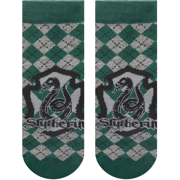 Harry Potter - Adult-Size Slytherin Unisex Ankle Socks (3 Pairs) - Cinereplicas