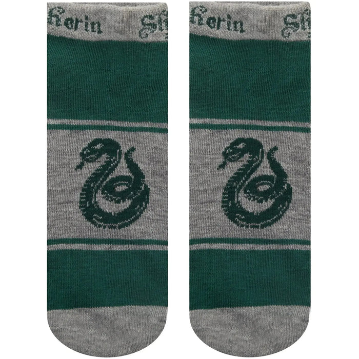 Harry Potter - Adult-Size Slytherin Unisex Ankle Socks (3 Pairs) - Cinereplicas