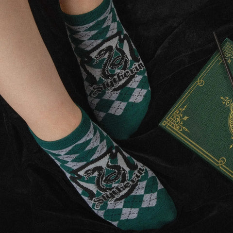 Harry Potter - Adult-Size Slytherin Unisex Ankle Socks (3 Pairs) - Cinereplicas - Image 8