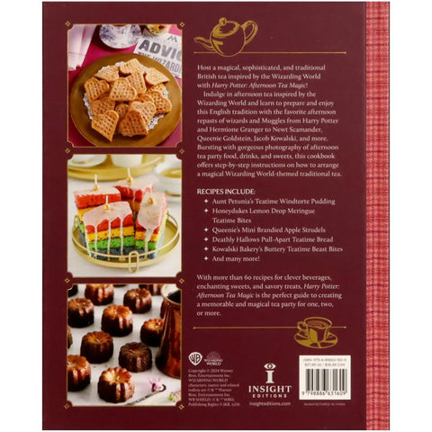 Harry Potter: Afternoon Tea Magic: Official Snacks, Sips, and Sweets Inspired by the Wizarding World | Cookbook | Hardcover - Image 2