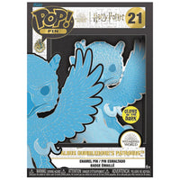 Harry Potter - Albus Dumbledore's Patronus [Phoenix] Pin Badge (Glows in the ...- Image 1