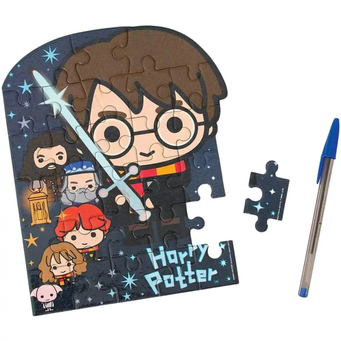 Harry Potter - Chibi Characters Mini Jigsaw Puzzle (28 Pieces, Glow in the Dark) - Paper House Products - Playhouse Series