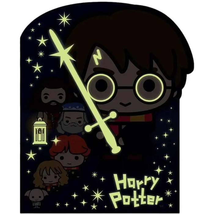 Harry Potter - Chibi Characters Mini Jigsaw Puzzle (28 Pieces, Glow in the Dark) - Paper House Products - Playhouse Series