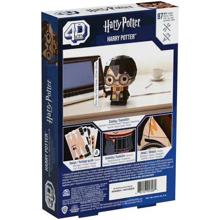 Harry Potter - Chibi Harry Potter 3D Puzzle Figure Model Kit - Spinmaster Games - 4D Build Series