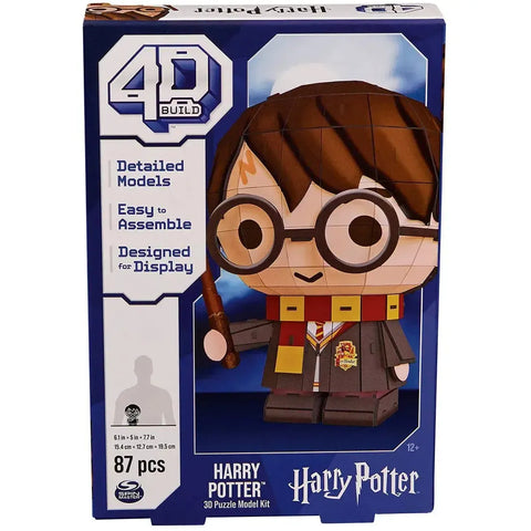 Harry Potter - Chibi Harry Potter 3D Puzzle Figure Model Kit - Spinmaster Games - 4D Build Series